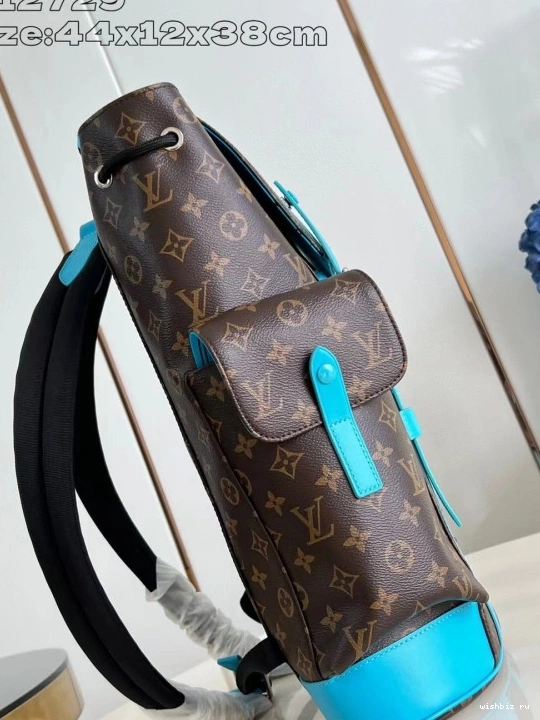 WIS Christopher Vuitton MM-38*44*12.5CM Louis Backpack 0709